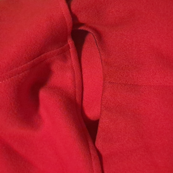 Eloquii Draper James Red Belted Cape Coat sz 18/20 - Picture 8 of 10